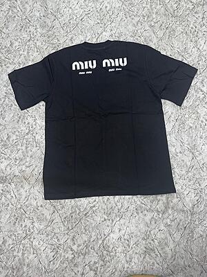 MIU BLACK T-SHIRT