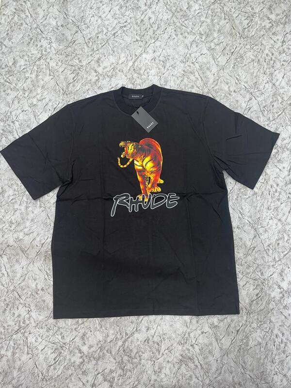 RHUDE BLACK T-SHIRT