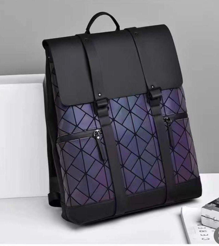 Geometric Reflective Backpack