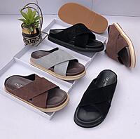 Cross-Strap Slide Sandals Cross-Strap Slide Sandals