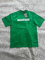 BALENCIAGA B GREEN T-SHIRT BALENCIAGA B GREEN T-SHIRT