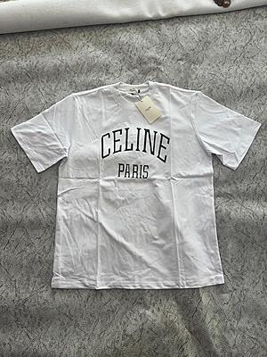 CELINE PARIS OFF WHITE T-SHIRT